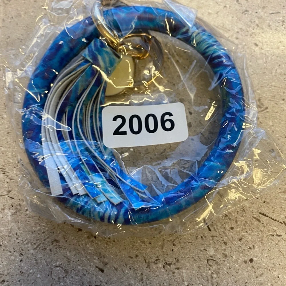 🔥 2 for $15 DEAL – READ FIRST🔥Tassel Keychain Bracelet With Charm #2006